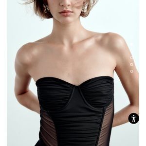 Zara Tulle corset